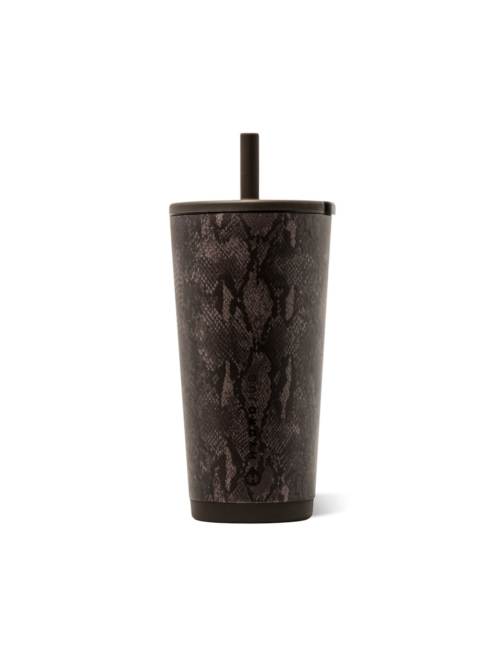 HydroJug Snake-Print Insulated Tumbler Cup - Dark Brown